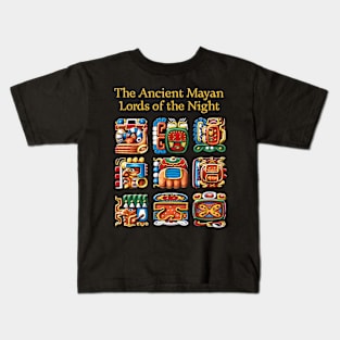 Ancient Mayan Glyphs Kids T-Shirt